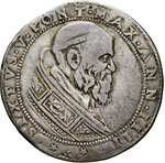 SISTO V  (1585-1590)  Mezza Piastra 1588, ... 