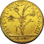 PIO VI  (1775-1799)  4 Doppie 1786 A. XII, ... 