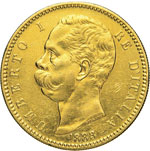 SAVOIA - UMBERTO I  (1878-1900)  100 Lire ... 