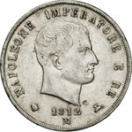 NAPOLEONE I, Imperatore  (1804-1814)  5 Lire ... 