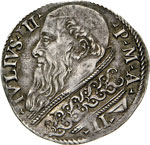 GIULIO II  (1550-1555)  Giulio A: II, Roma.  ... 