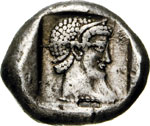 CARIA - KNIDOS -   (500-490 a.C.)  ... 