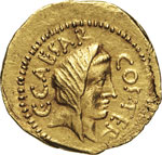 GIULIO CESARE - monetario A. Hirtius  (46 ... 