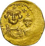 ERACLIO  (610-641)  Solido, Costantinopoli.  ... 