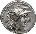 JUNIA - D. Junius Silanus L.f.  (91 a.C.)  ... 