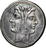 ROMANO-CAMPANE  (225-212 a.C.)  Didramma.   ... 