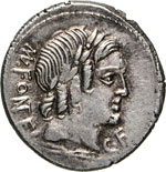 FONTEIA - Man. Fonteius C.f.  (85 a.C.)  ... 
