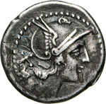 ANONIME  (211-170 a.C.)  Denario, ... 