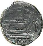 ANONIME  (209-208 a.C.)  Asse, ... 