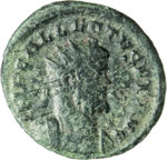 ALLETTO  (293-296)  Antoniniano, Londinium.  ... 