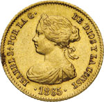 SPAGNA - ISABELLA II  (1833-1868)  4 Escudos ... 