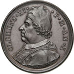 CLEMENTE XI  (1700-1721)  Med. A. X La ... 