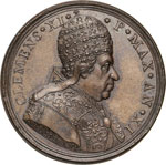CLEMENTE XI  (1700-1721)  Med. A. XI ... 