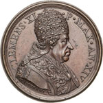 CLEMENTE XI  (1700-1721)  Med. A. XIV, 1714 ... 