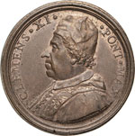 CLEMENTE XI  (1700-1721)  Med. 1715 ... 