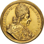 CLEMENTE XI  (1700-1721)  Med. A. XVI ... 
