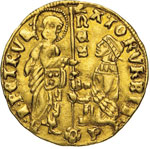 SENATO ROMANO  (1350-1439)  Ducato al tipo ... 