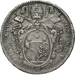 PIO VI  (1775-1799)  Mezzo Scudo 1779 A. V, ... 