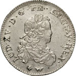 FRANCIA - LUIGI XV  (1715-1774)  Terzo di ... 