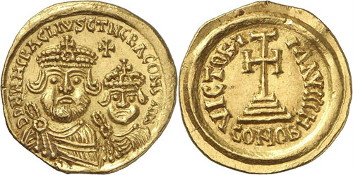 Héraclius 610-641. Solidus ... 