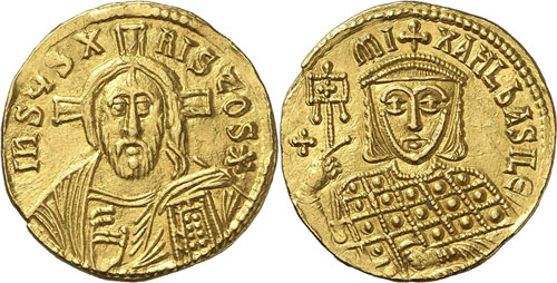 Michel III 842-867. Solidus ... 