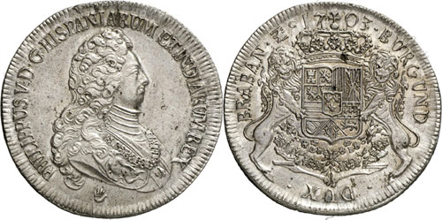 Brabant - Philippe V, 1700-1712. ... 