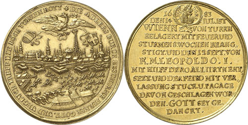 Léopold I, 1658-1705. Médaille ... 