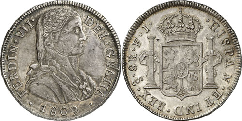 Ferdinand VII, 1808-1823. 8 Reales ... 