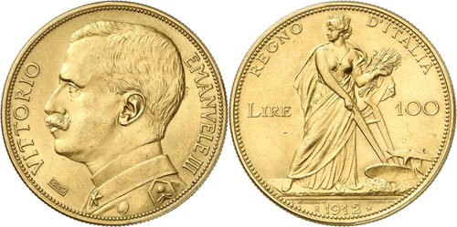 Royaume dItalie - 100 Lire 1912 ... 