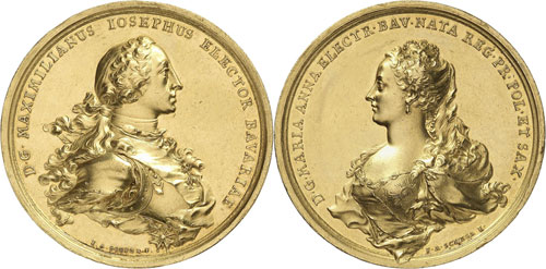 Auguste III, 1733-1763. Médaille ... 