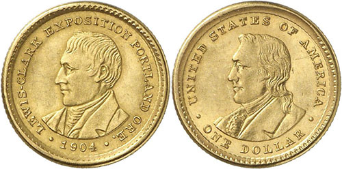 USA  - Dollar commémoratif en or ... 