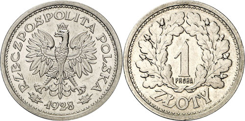 POLOGNE - Zloty 1928. ESSAI en ... 