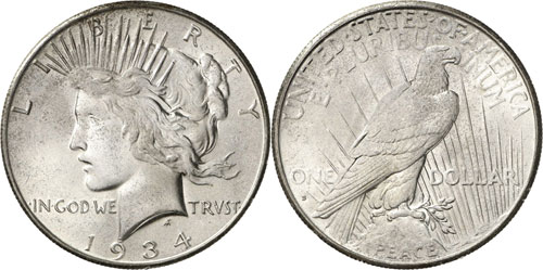 1 Dollar 1934 S. Comme ... 
