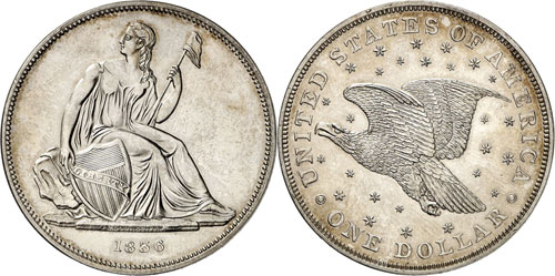 1 Dollar Â«GobrechtÂ» 1836. ... 