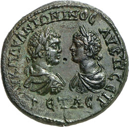 Caracalla 198-217.  5 assaria,  ... 