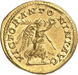 Elagabal 218-222.  Aureus 218-219. ... 