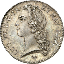 Louis XV, 1715-1774.  Ecu au ... 