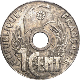 INDOCHINE - 1 Cent. 1941, Hanoi. ... 