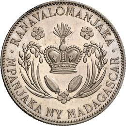 MADAGASCAR - Ranavalona III, reine ... 