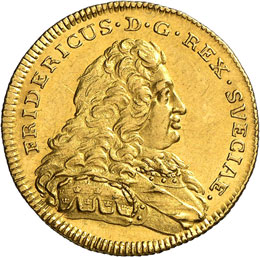 Frédéric I, 1720-1751.  Ducat ... 