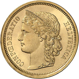 CONFÉDÉRATION - 20 Francs 1886 ... 