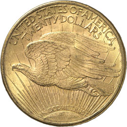 20 Dollars  Saint-Gaudens 1920.  ... 