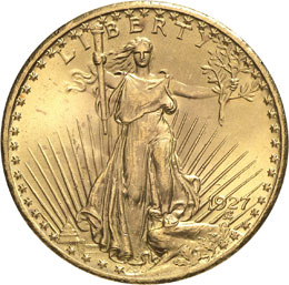 20 Dollars  Saint-Gaudens 1927.  ... 