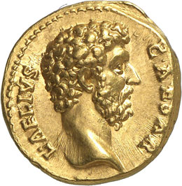 Aelius César 136-138.  Aureus ... 