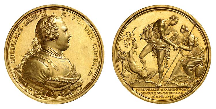 Georges II, 1727-1760.  Médaille ... 