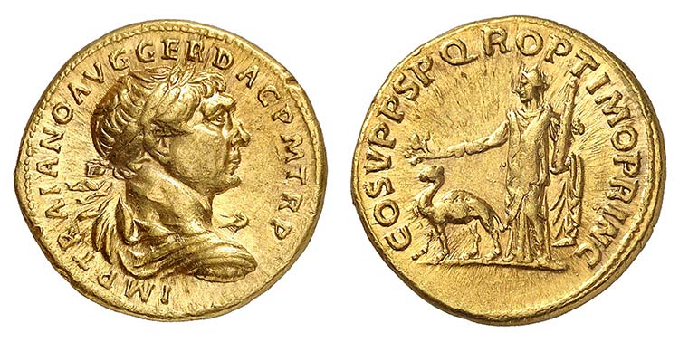 Trajan 98-117. Aureus 103-111. IMP ... 