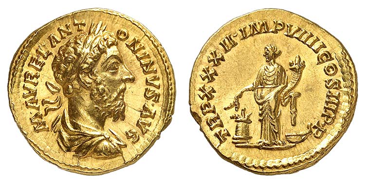Marc Aurèle 161-180. Aureus ... 