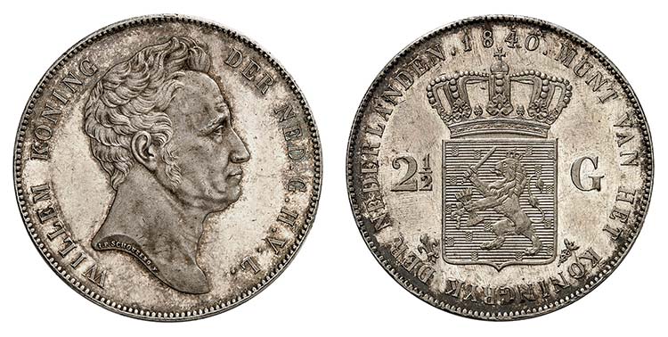 Willem I, 1815-1840.  2,5 Gulden ... 