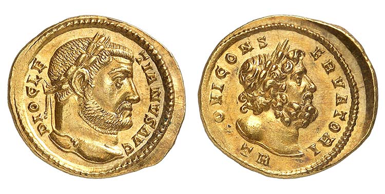 Dioclétien 284-305. Aureus ... 