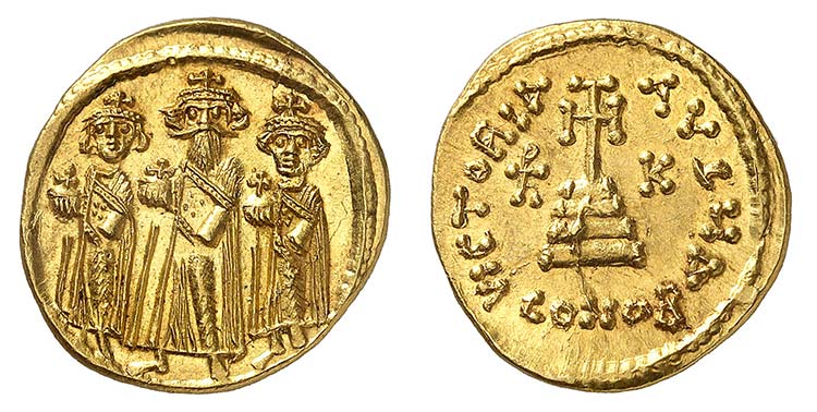 Héraclius 610-641. Solidus 641. ... 